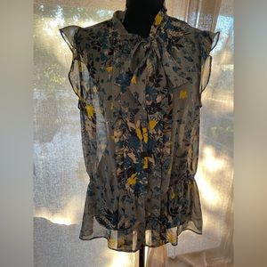 Ann Taylor Sheer Tank Blouse